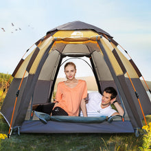Load image into Gallery viewer, throw tent outdoor automatic tents throwing pop up waterproof camping hiking tent waterproof large family open Protable Awning