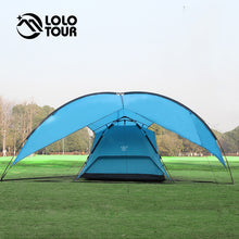 Load image into Gallery viewer, Large 5-8 People Awning Tent Outdoor Camping Hiking Family Picnic Event Barraca Gazebo Carpas Pergola Party Roof Top Tarp Tenda