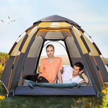 Load image into Gallery viewer, throw tent outdoor automatic tents throwing pop up waterproof camping hiking tent waterproof large family open Protable Awning
